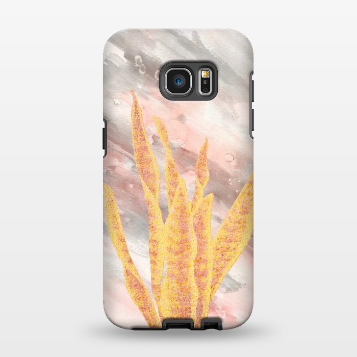 Galaxy S7 EDGE StrongFit Tropical XIX by Art Design Works