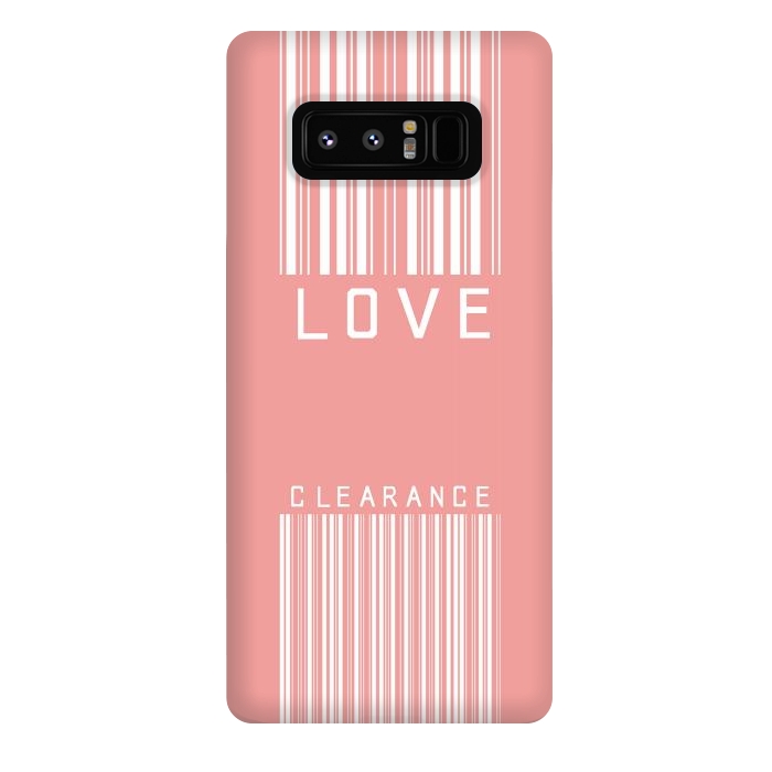 Galaxy Note 8 StrongFit Love Clearance by Art Design Works