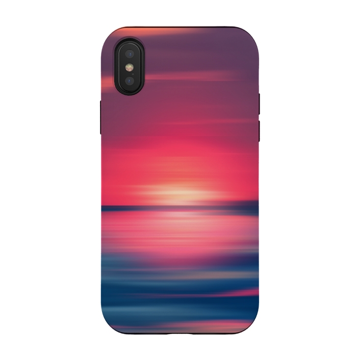 iPhone Xs / X StrongFit Abstract Sunset I by Art Design Works
