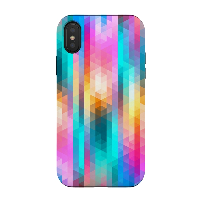 iPhone Xs / X StrongFit Vivid Pattern V by Art Design Works