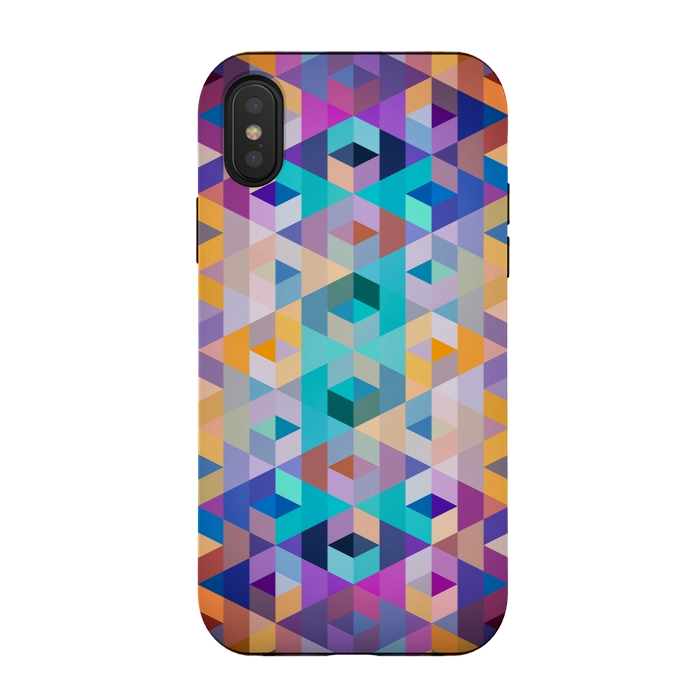 iPhone Xs / X StrongFit Vivid Pattern III by Art Design Works
