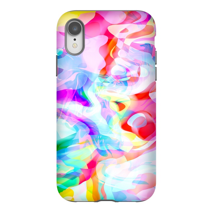 iPhone Xr StrongFit Vivid Abstraction II by Art Design Works