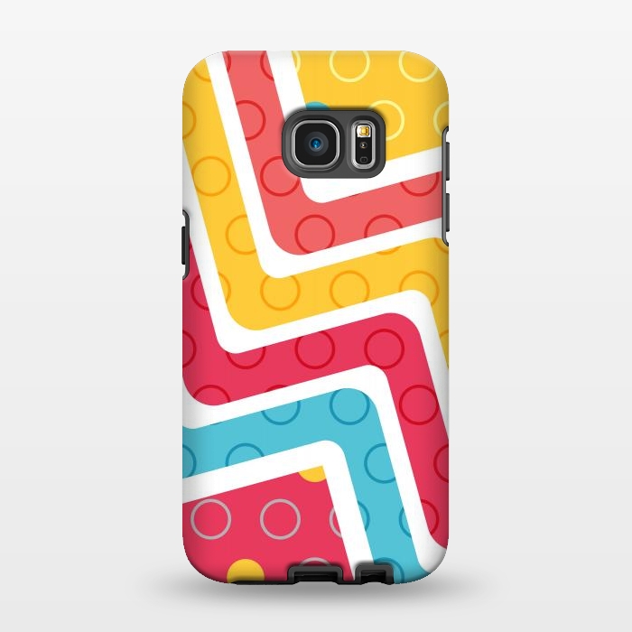 Galaxy S7 EDGE StrongFit Geometric Figures by Bledi