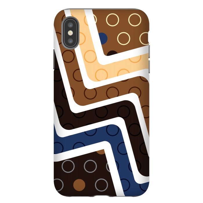 iPhone Xs Max StrongFit Geometric Figures 3 by Bledi