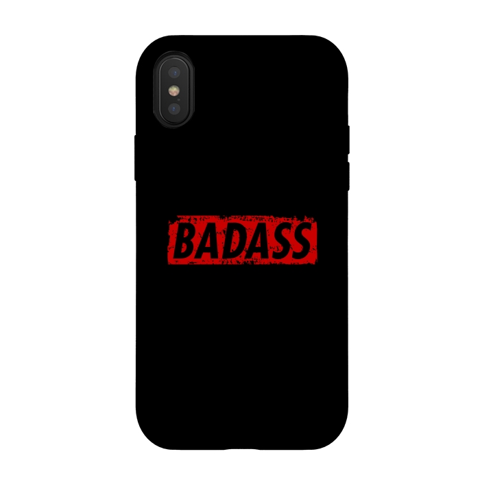 iPhone Xs / X StrongFit Badass by Dhruv Narelia