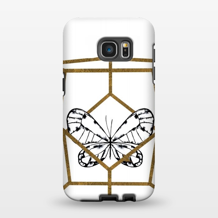 Galaxy S7 EDGE StrongFit Butterfly by Amaya Brydon