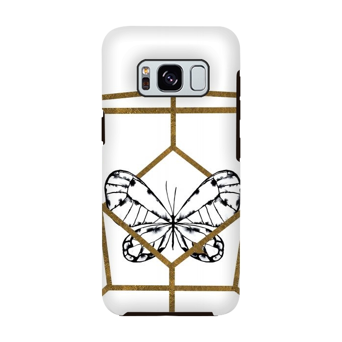 Galaxy S8 StrongFit Butterfly by Amaya Brydon