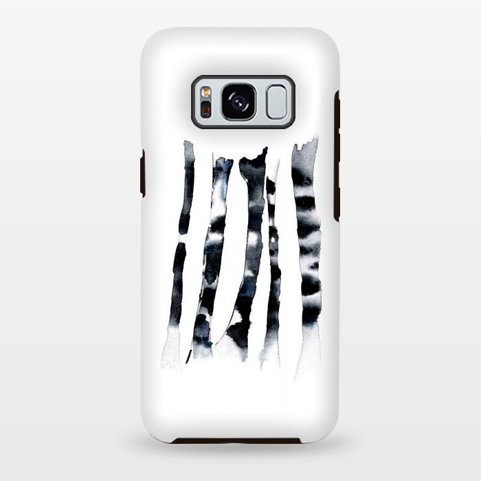 Galaxy S8 plus StrongFit Birch Dusk by Amaya Brydon