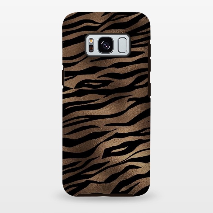 Galaxy S8 plus StrongFit Mocca and Black Tiger Fur by  Utart