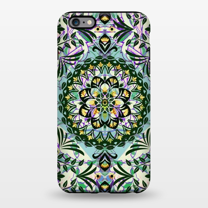 iPhone 6/6s plus StrongFit Flowers and foliage ethnic mandala by Oana 