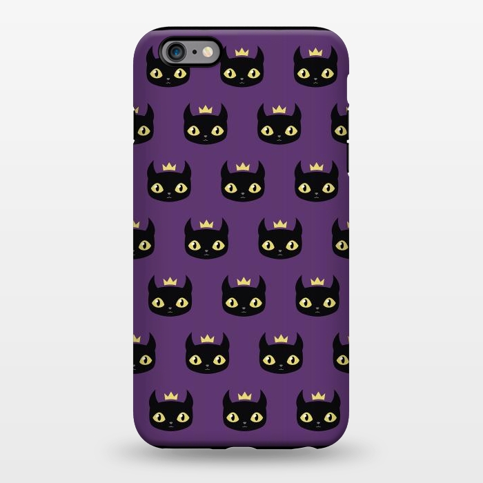 iPhone 6/6s plus StrongFit Black cat pattern by Laura Nagel