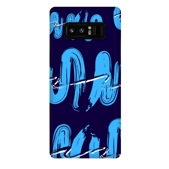Galaxy Note 8 StrongFit ZIG ZAG BLUE  by MALLIKA