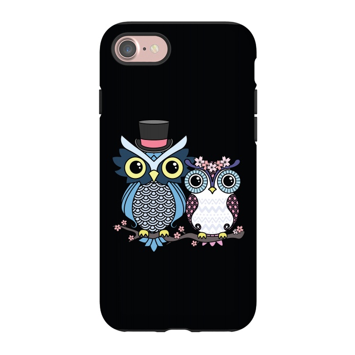 iPhone 7 StrongFit Owl love  by Laura Nagel