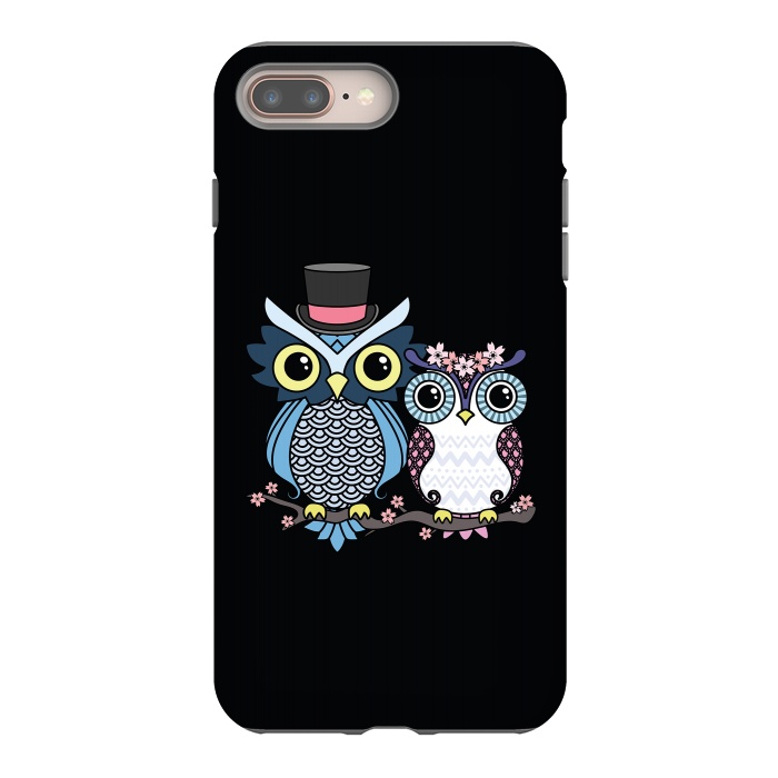 iPhone 7 plus StrongFit Owl love  by Laura Nagel