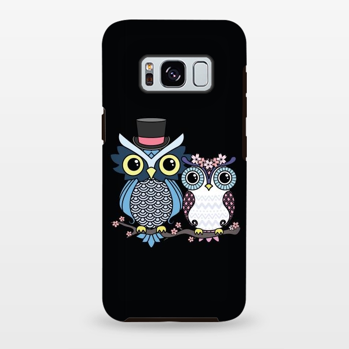 Galaxy S8 plus StrongFit Owl love  by Laura Nagel