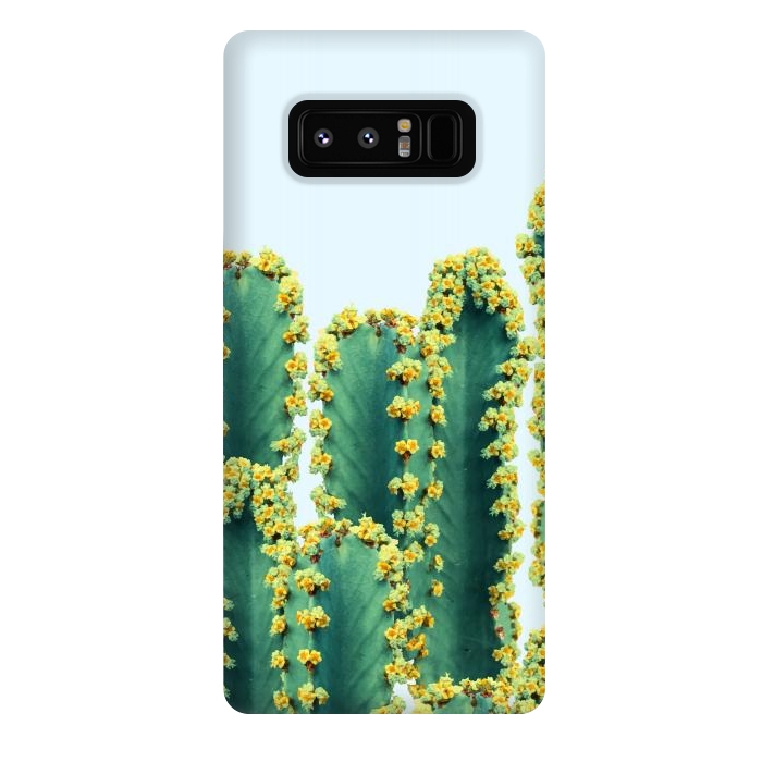 Galaxy Note 8 StrongFit Adorned Cactus by Uma Prabhakar Gokhale