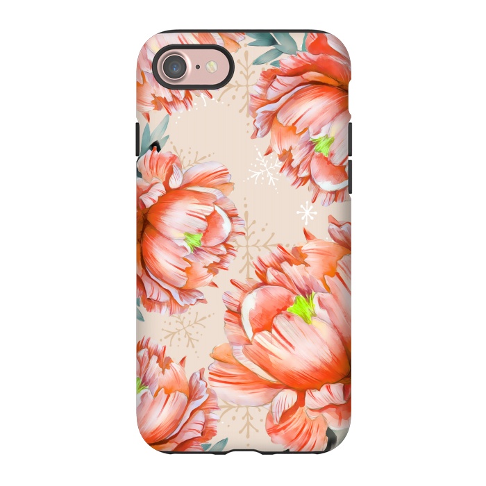 iPhone 7 StrongFit Lovely Peony by Creativeaxle