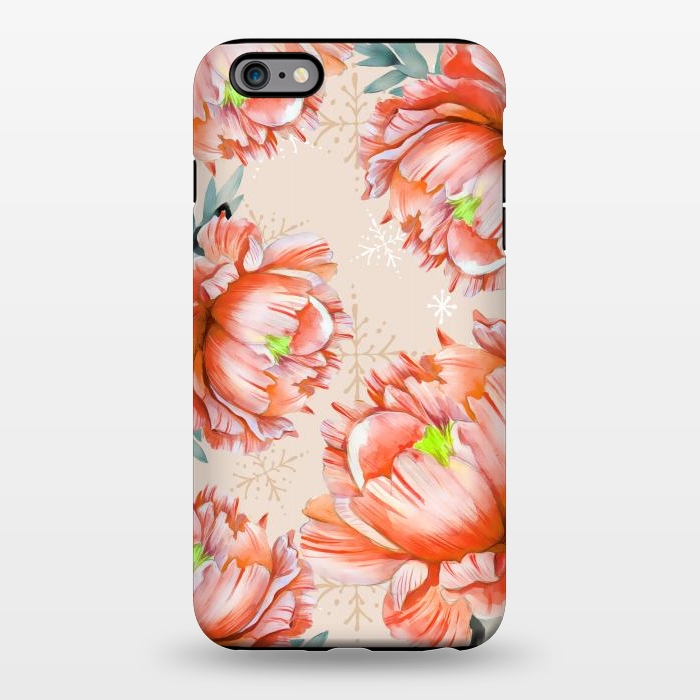 iPhone 6/6s plus StrongFit Lovely Peony by Creativeaxle