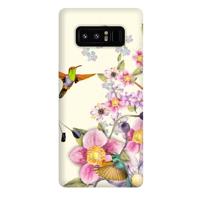 Galaxy Note 8 StrongFit Tropical Kingfisher by Creativeaxle