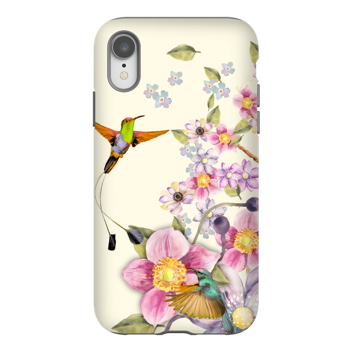 iPhone Xr StrongFit Tropical Kingfisher by Creativeaxle