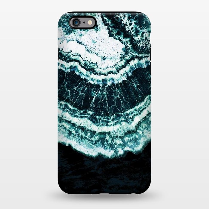 iPhone 6/6s plus StrongFit Dark green agate marble by Oana 