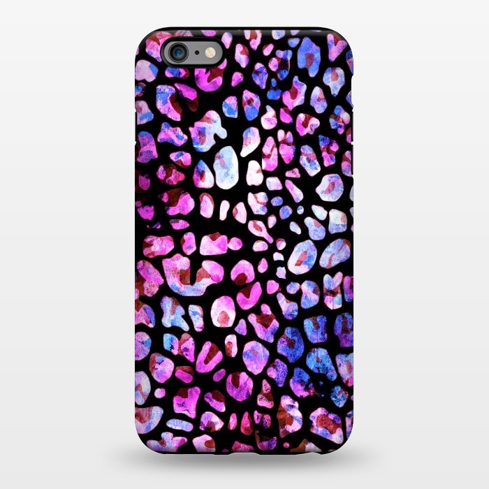 iPhone 6/6s plus StrongFit Blue purple magenta leopard print by Oana 