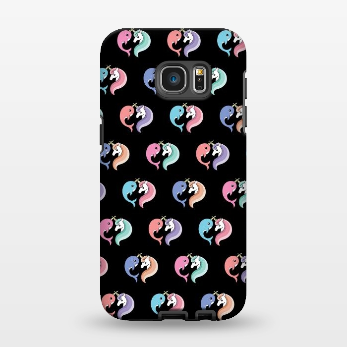 Galaxy S7 EDGE StrongFit Unique love pattern by Laura Nagel