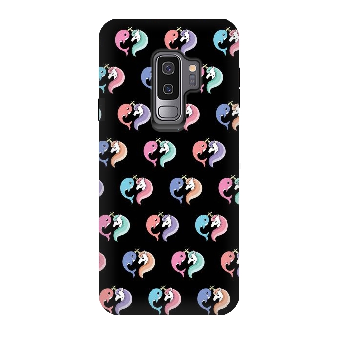 Galaxy S9 plus StrongFit Unique love pattern by Laura Nagel