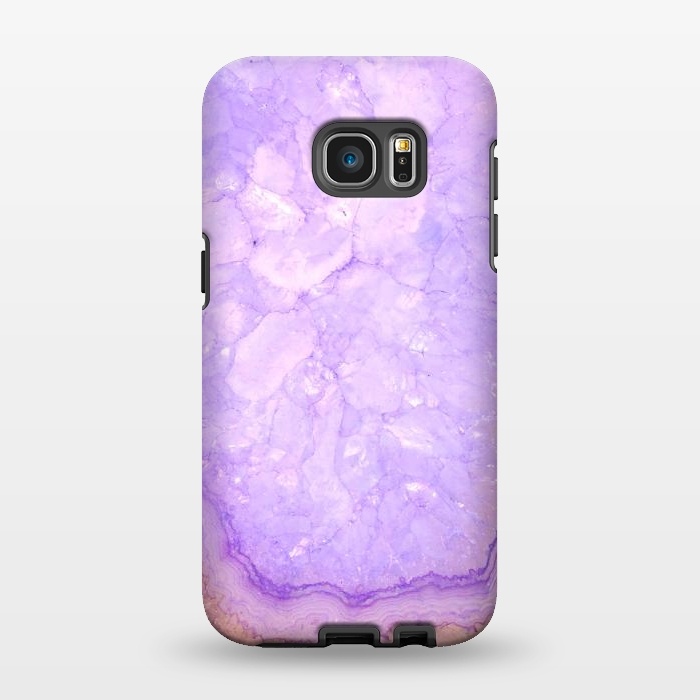 Galaxy S7 EDGE StrongFit Purple Agate by  Utart