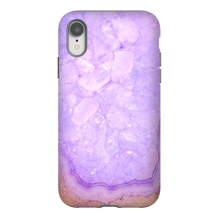 iPhone Xr StrongFit Purple Agate by  Utart