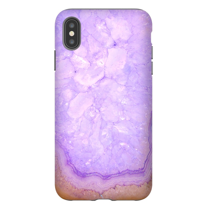 iPhone Xs Max StrongFit Purple Agate by  Utart