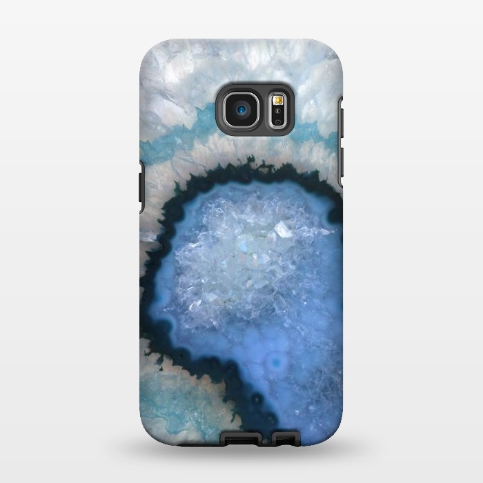 Galaxy S7 EDGE StrongFit  Blue Agate by  Utart
