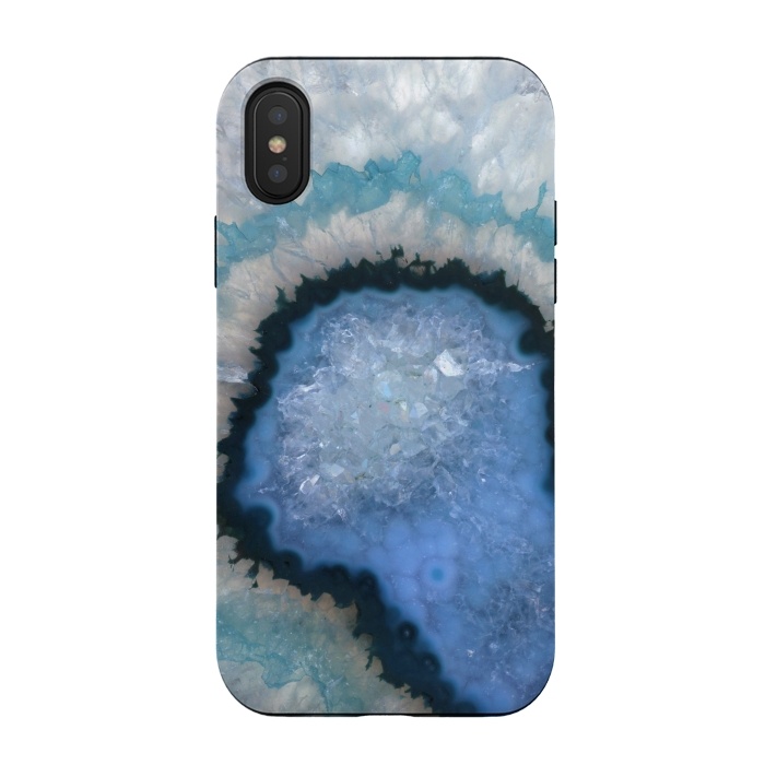iPhone Xs / X StrongFit  Blue Agate by  Utart