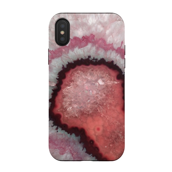 iPhone Xs / X StrongFit Coral Agate by  Utart