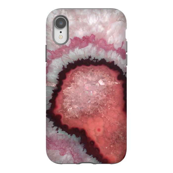 iPhone Xr StrongFit Coral Agate by  Utart