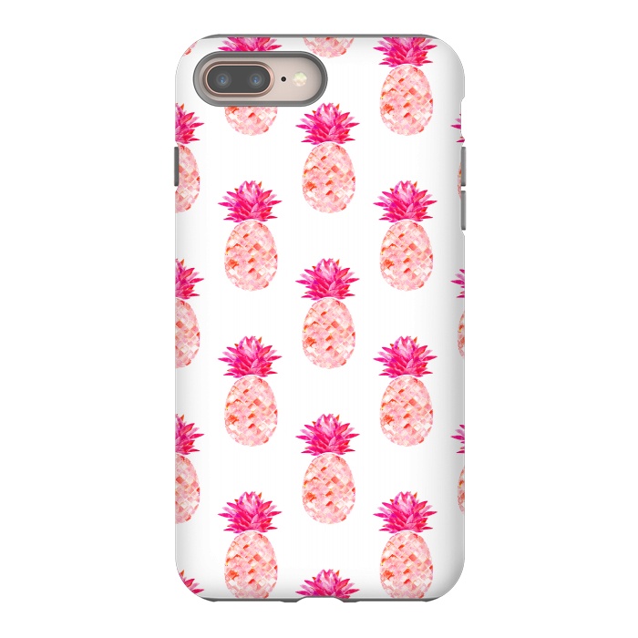 iPhone 7 plus StrongFit Hala Kahiki Pink Pattern  by Amaya Brydon