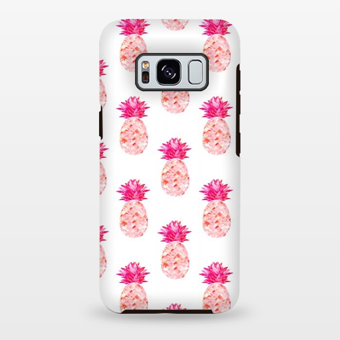 Galaxy S8 plus StrongFit Hala Kahiki Pink Pattern  by Amaya Brydon