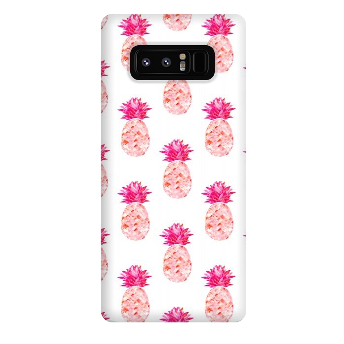 Galaxy Note 8 StrongFit Hala Kahiki Pink Pattern  by Amaya Brydon