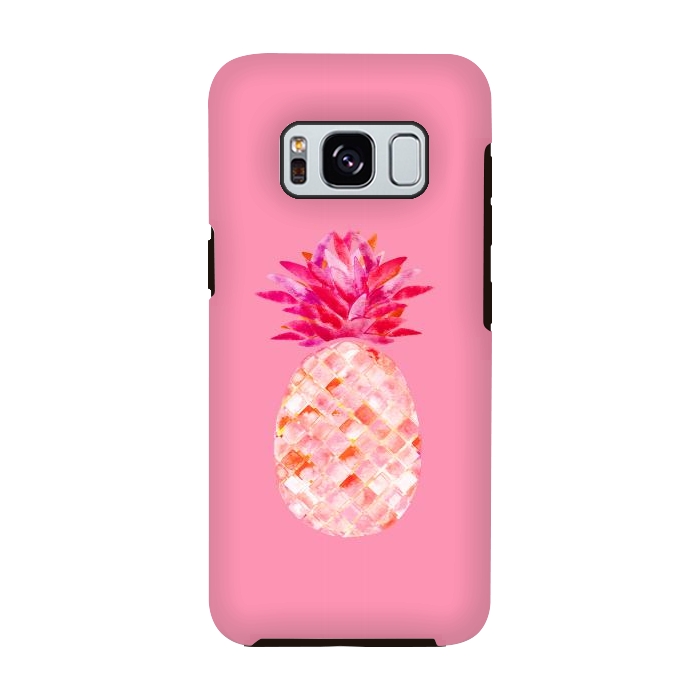 Galaxy S8 StrongFit  Hala Kahiki Pink by Amaya Brydon
