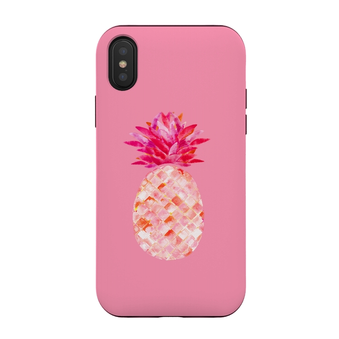 iPhone Xs / X StrongFit  Hala Kahiki Pink by Amaya Brydon