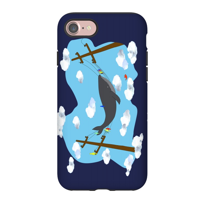 iPhone 7 StrongFit There's Not Always Room For One More ( dark blue ) by Amaya Brydon