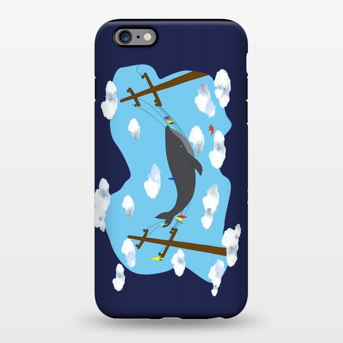 iPhone 6/6s plus StrongFit There's Not Always Room For One More ( dark blue ) by Amaya Brydon