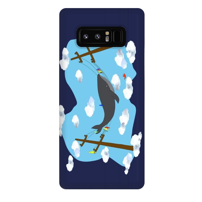 Galaxy Note 8 StrongFit There's Not Always Room For One More ( dark blue ) by Amaya Brydon