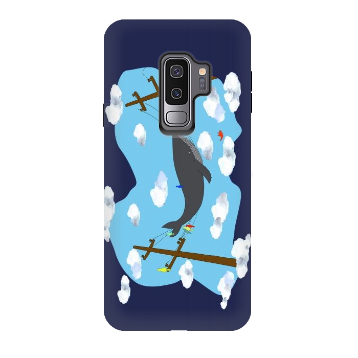 Galaxy S9 plus StrongFit There's Not Always Room For One More ( dark blue ) by Amaya Brydon