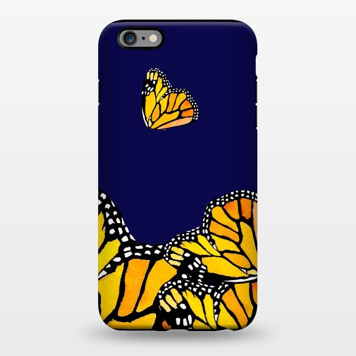 iPhone 6/6s plus StrongFit Blue Butterfly by Amaya Brydon