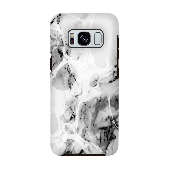 Galaxy S8 StrongFit Monochrome marble texture by Oana 