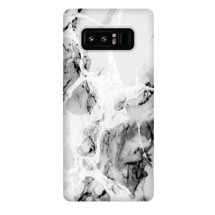 Galaxy Note 8 StrongFit Monochrome marble texture by Oana 