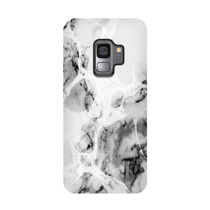 Galaxy S9 StrongFit Monochrome marble texture by Oana 