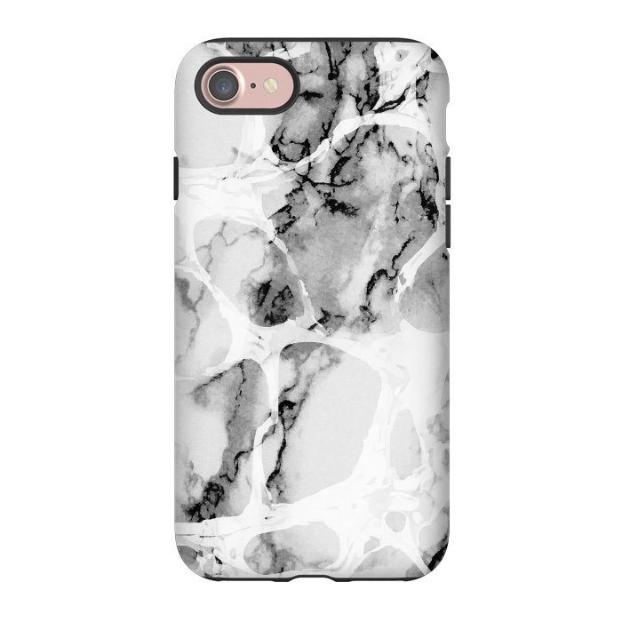 iPhone 7 StrongFit Monochrome elegant marble by Oana 