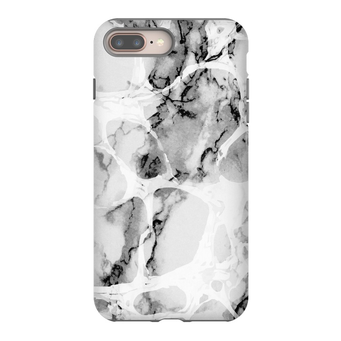 iPhone 7 plus StrongFit Monochrome elegant marble by Oana 